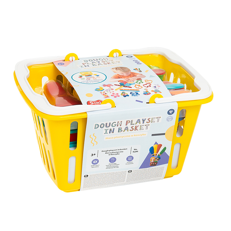 Play dough set with basket