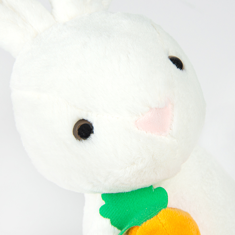 Plush bunny with carrot