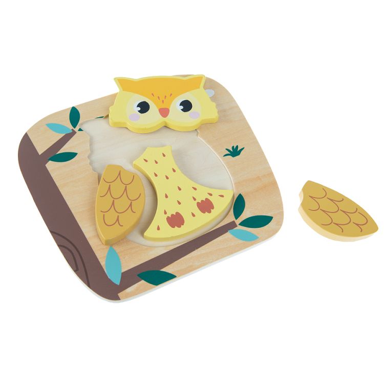 Wooden puzzle OWL