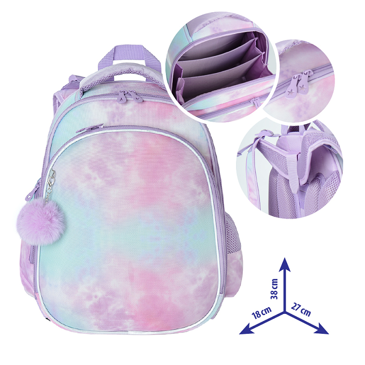 Σακίδιο με εφέ tie dye