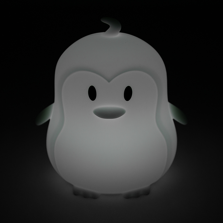 Silicone LED lamp penguin