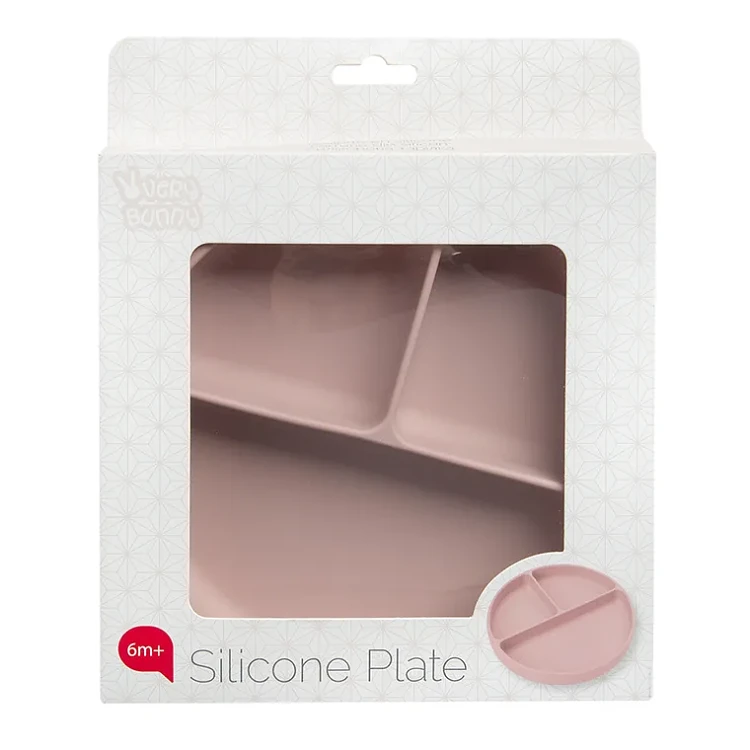 Πιάτο ροζ σιλικόνης
