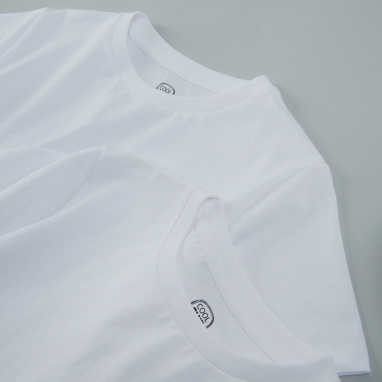 White short sleeve T-shirt 2 pack