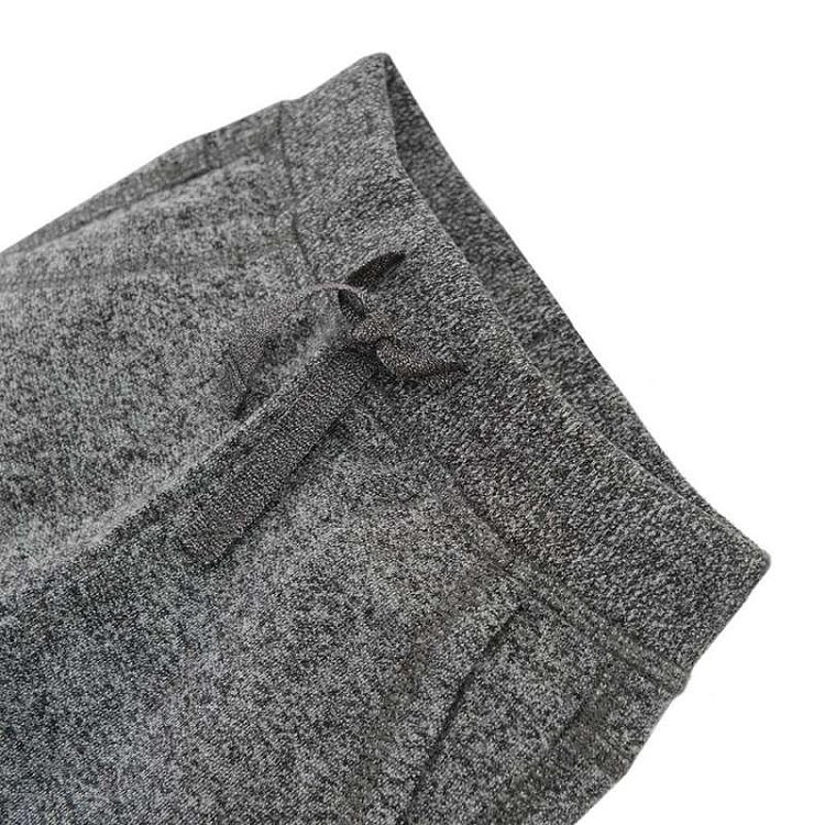 Grey jogging pants with adjustable waist