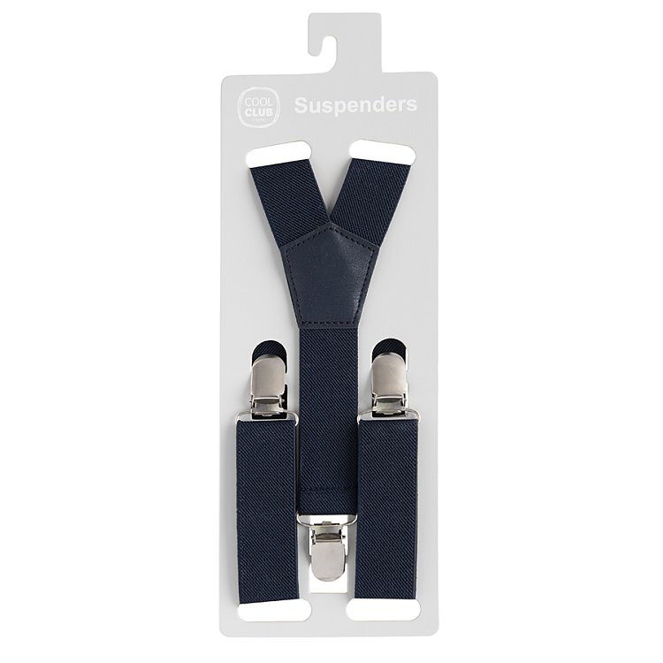 Blue suspenders