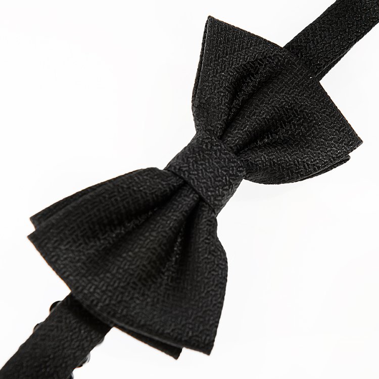 Black bow tie