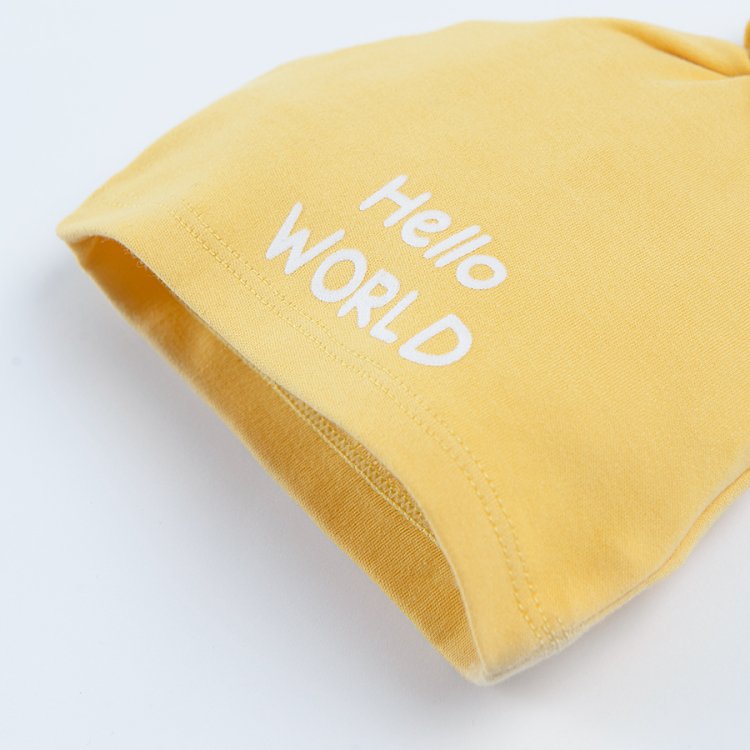 Yellow all year round beanie