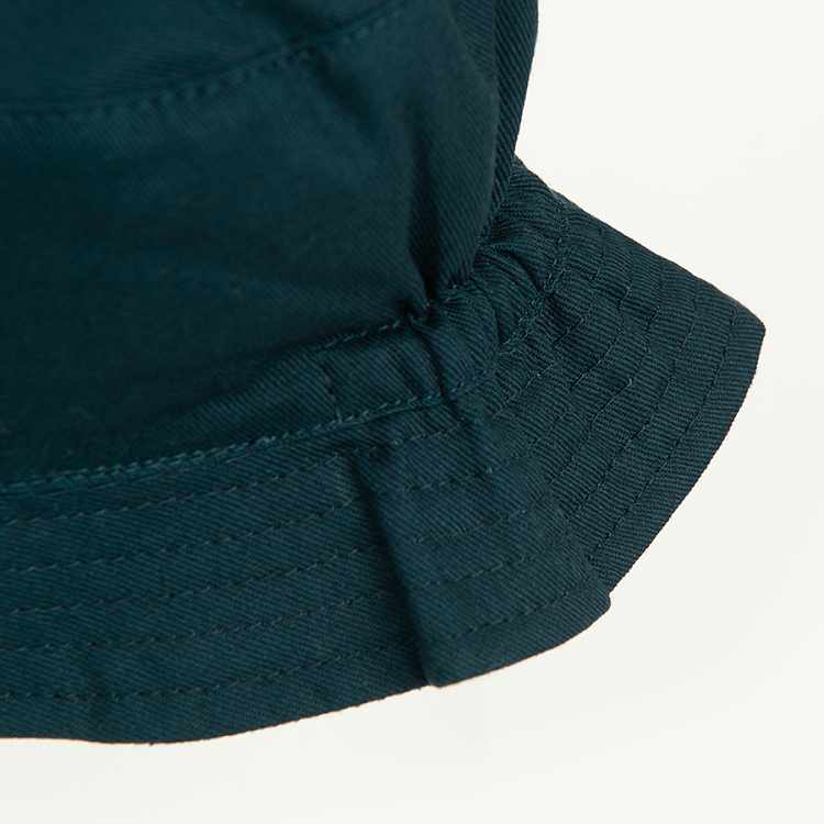 Καπέλο διπλής όψης μπλε σκούρο και γαλάζιο με στάμπα φοίνικες
