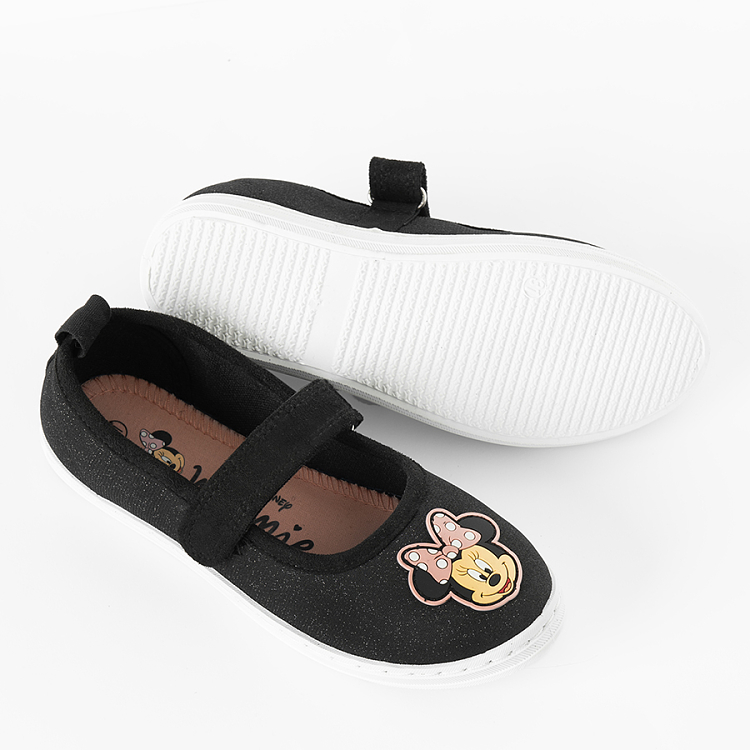 Παπούτσια πάνινα με μπαρέτα και στάμπα MINNIE MOUSE