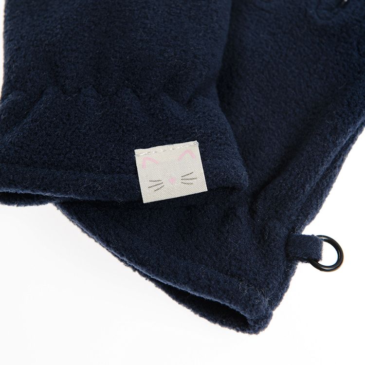 Navy blue gloves
