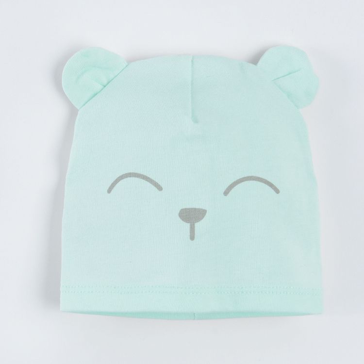 Mint and purple all year round beanies - 2 pack