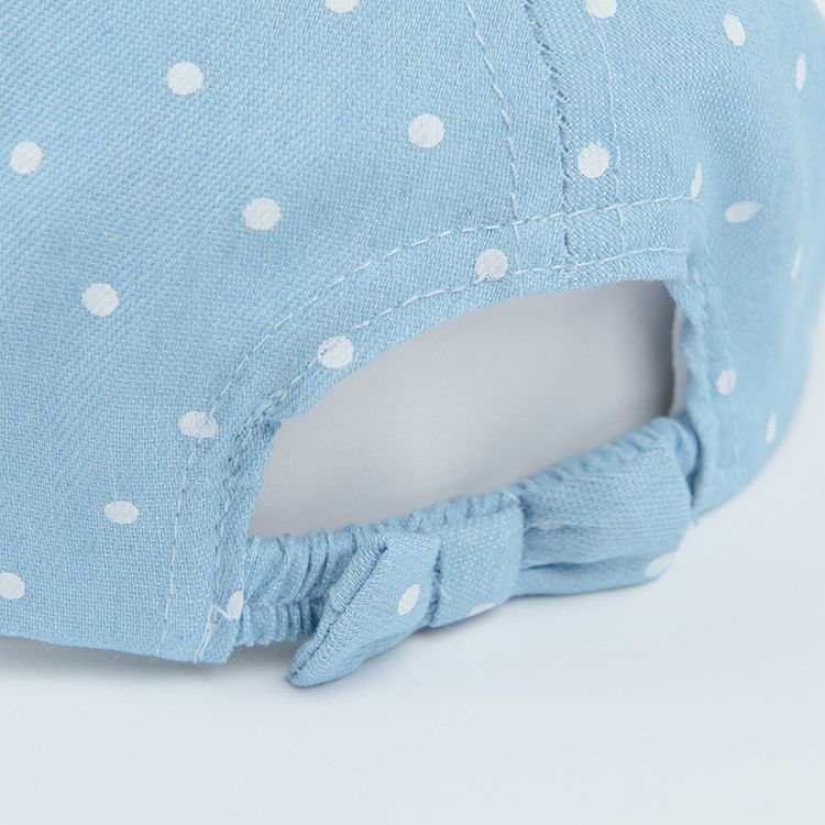 Light blue denim beanie