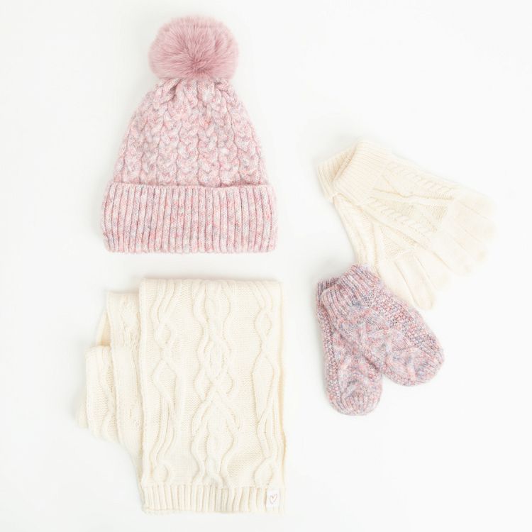 Pink mittens