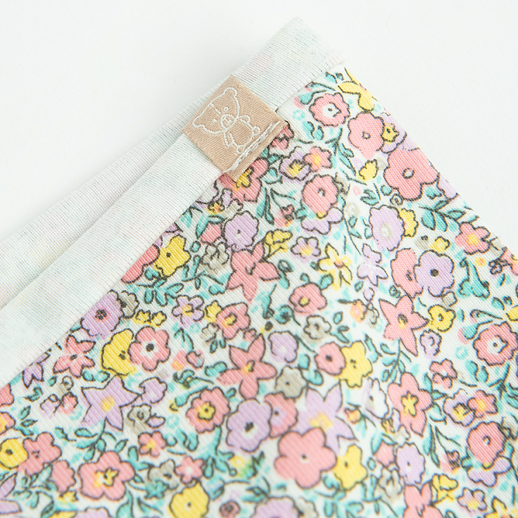 Floral cap and neckerchief set- 2 pack