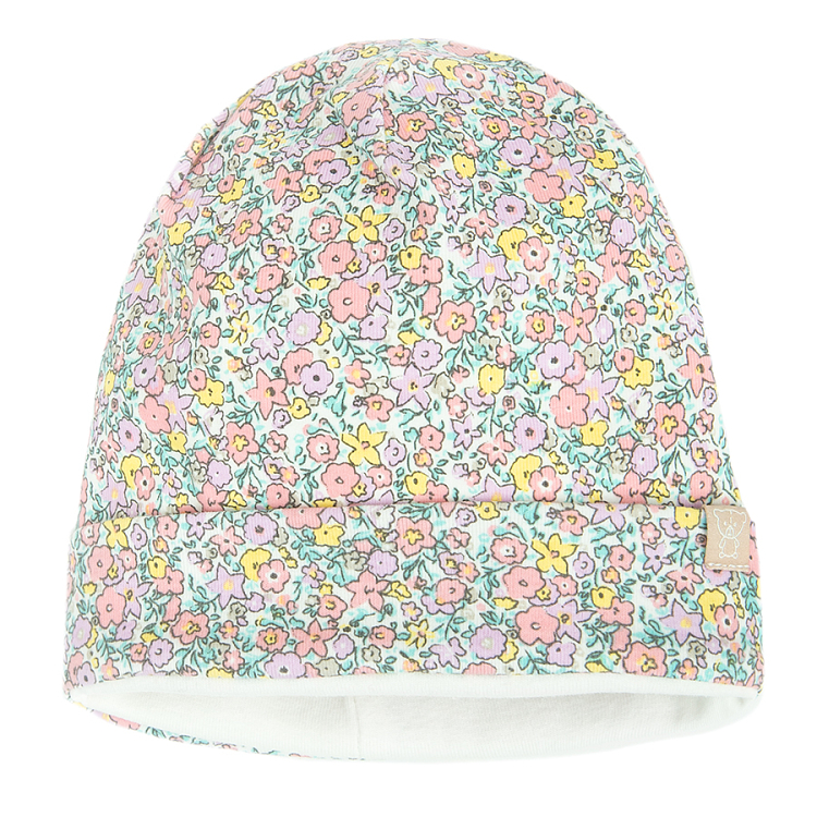 Floral cap and neckerchief set- 2 pack