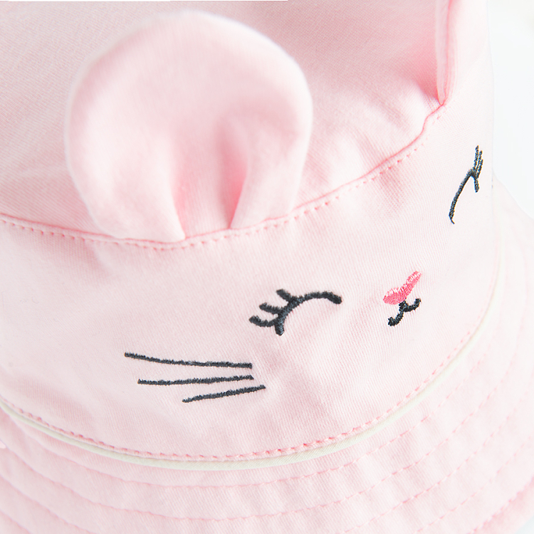 Καπέλο ροζ γατούλα με αυτάκια