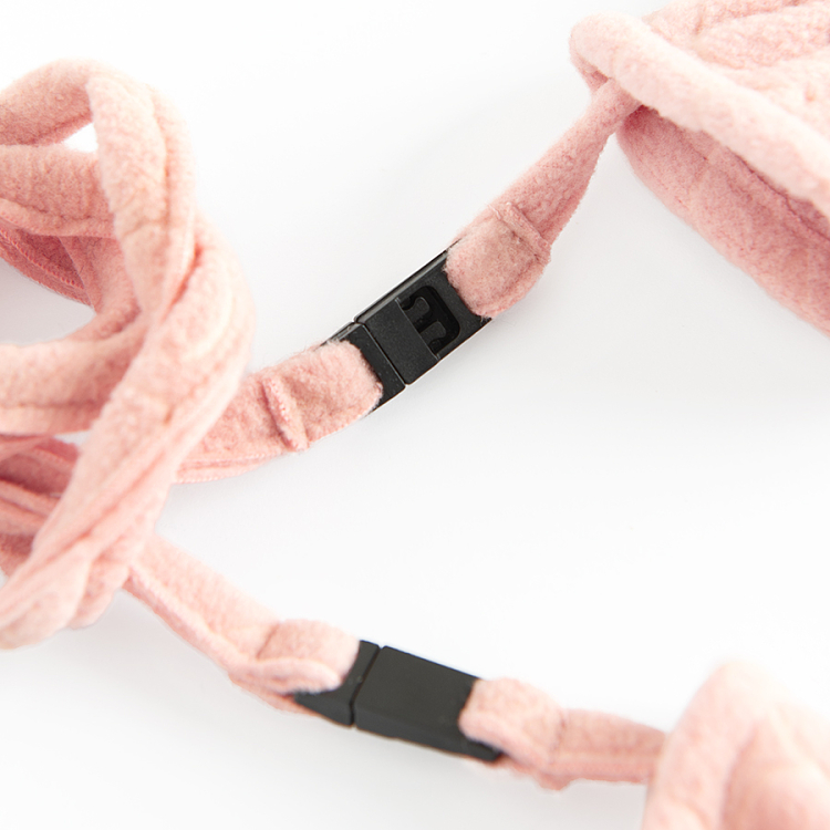 Γάντια ροζ fleece