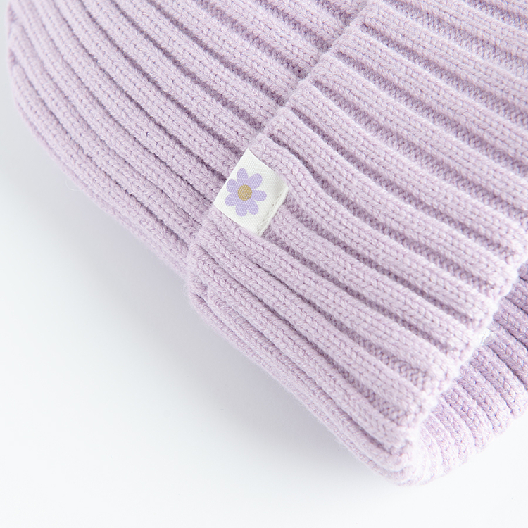 Purple beanie
