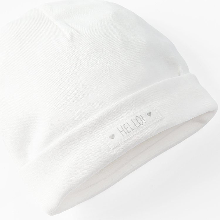 White all year beanie