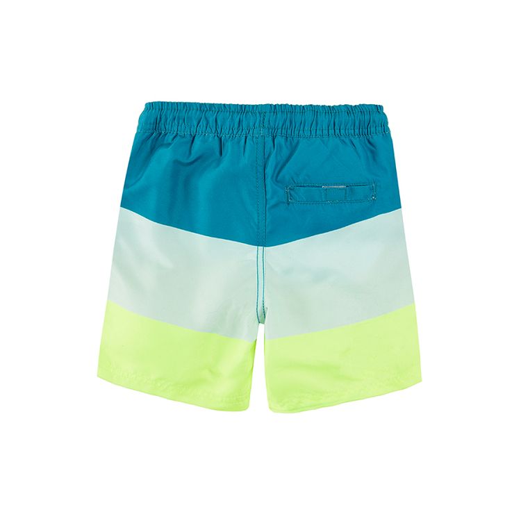 striped swimming shorts with UV+50