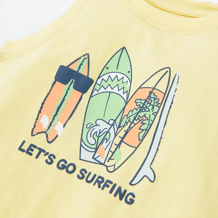 Μπλούζα αμάνικη με surf "let's go surfing"