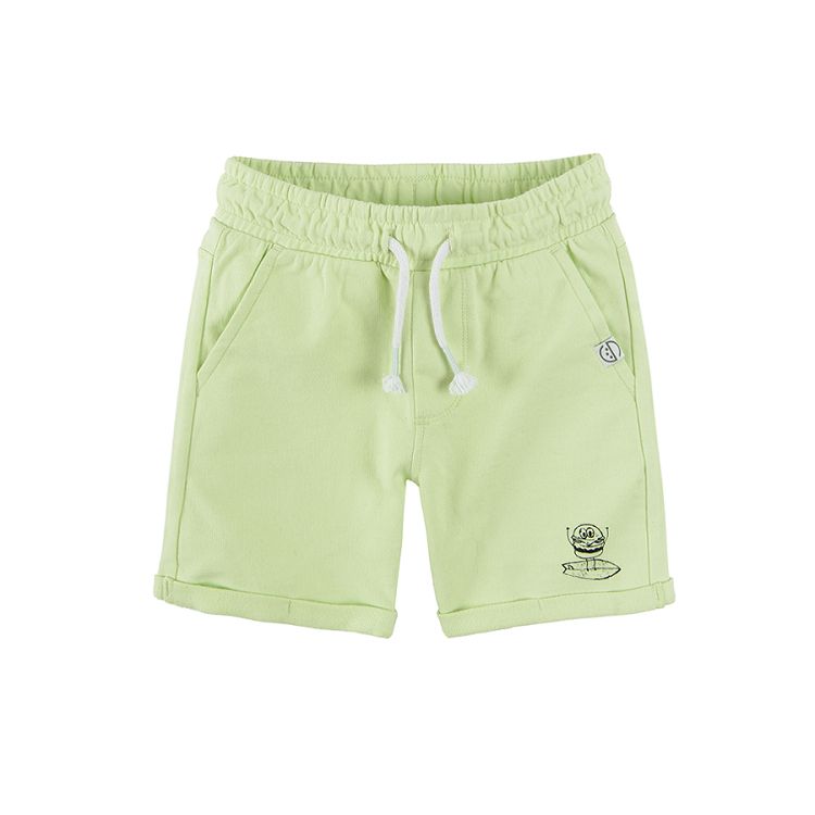Light yellow shorts with cord
