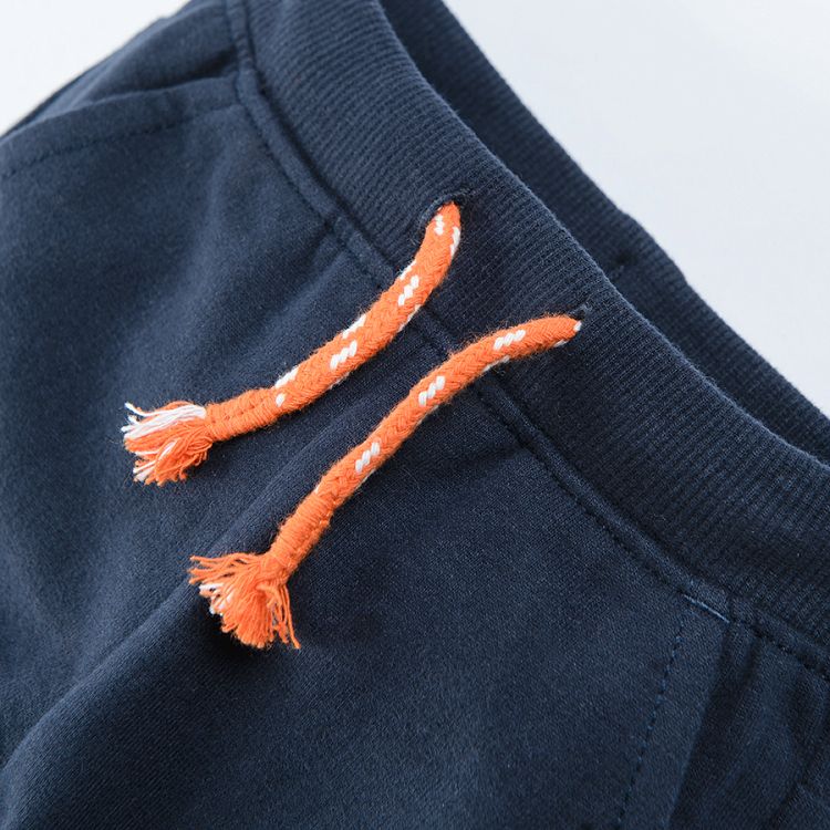 Navy blue jogging pants