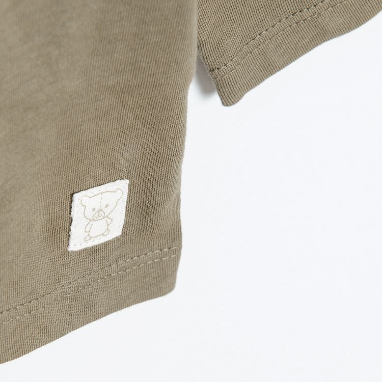 Olive long sleeve blouse