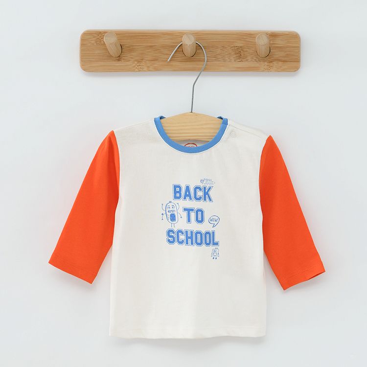 Multiple design Bsck to School long sleeve blouses 3 pack