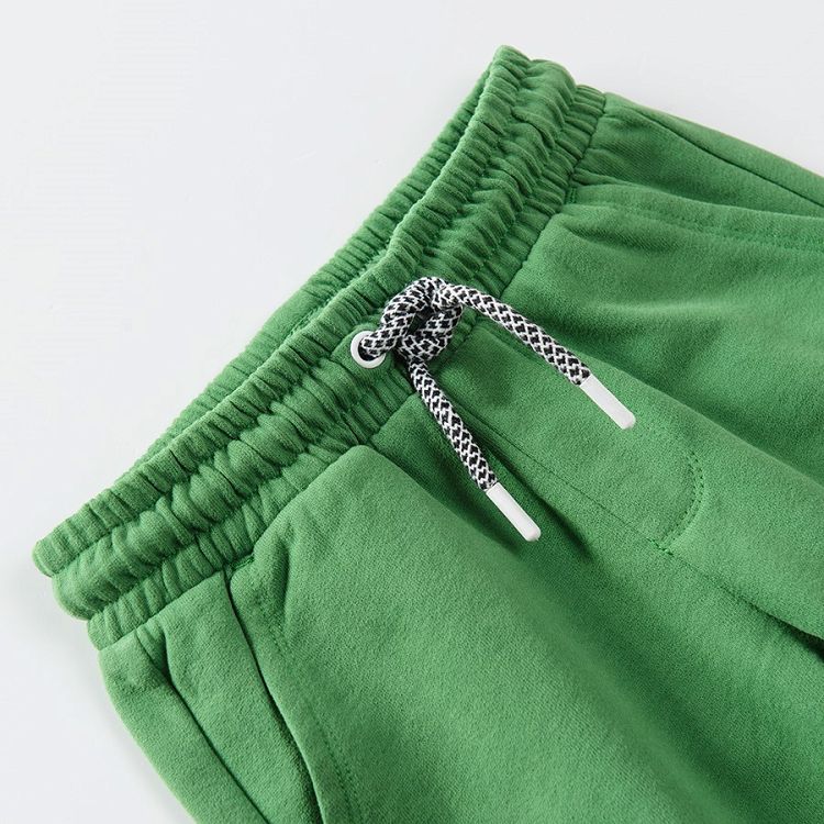 Green with cord jogging pants