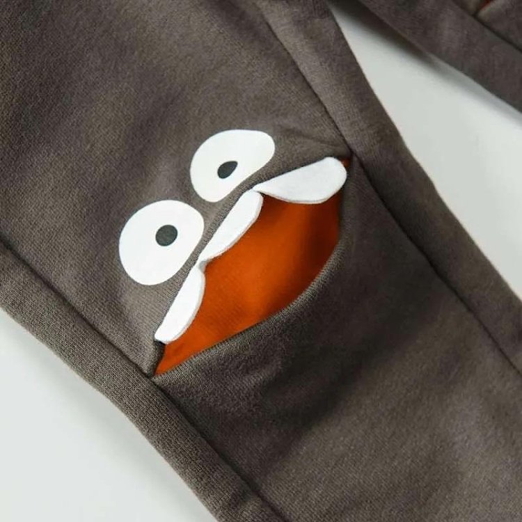 Anthracite monster jogging pants