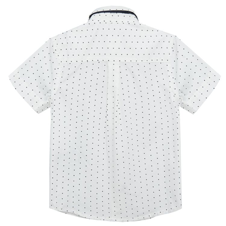 Polka dot short sleeve shirt