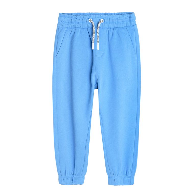 Blue jogging pants