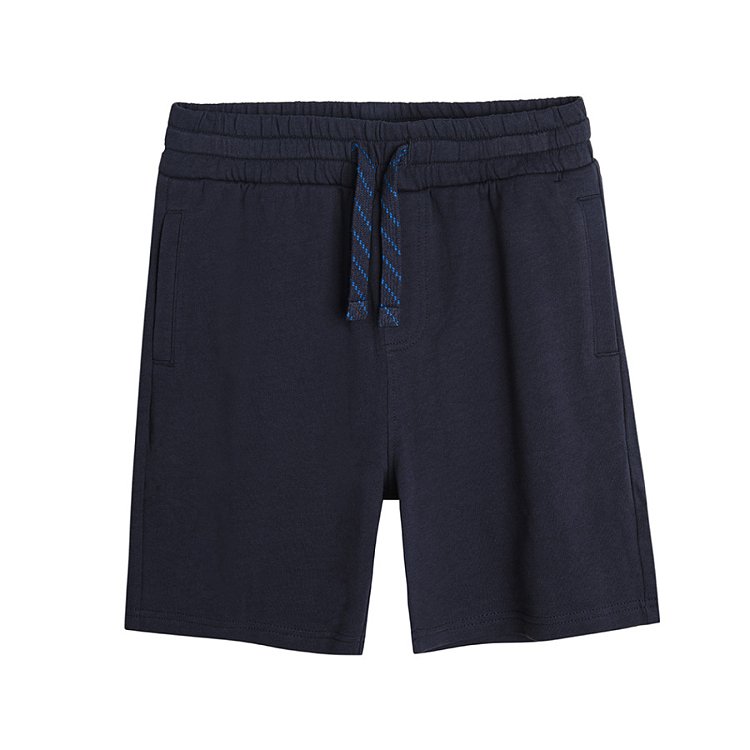 Blue shorts with cord in the waist- 2 pack