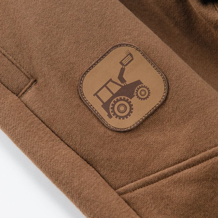 Brown jogging pants