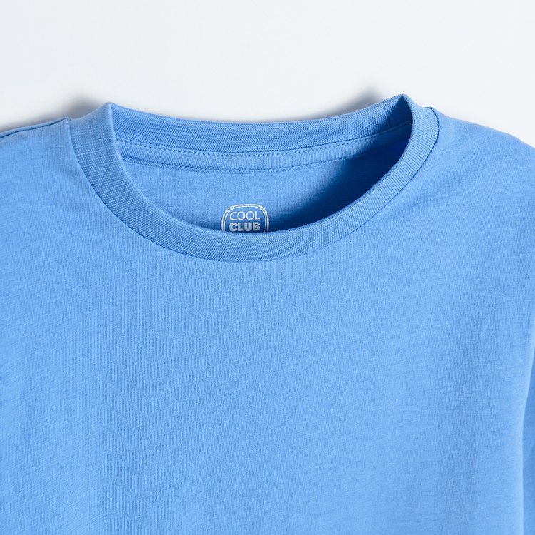 Blue long sleeve blouse