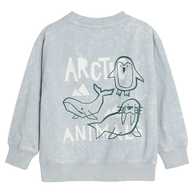 Grey arctic animals sweatshirt
