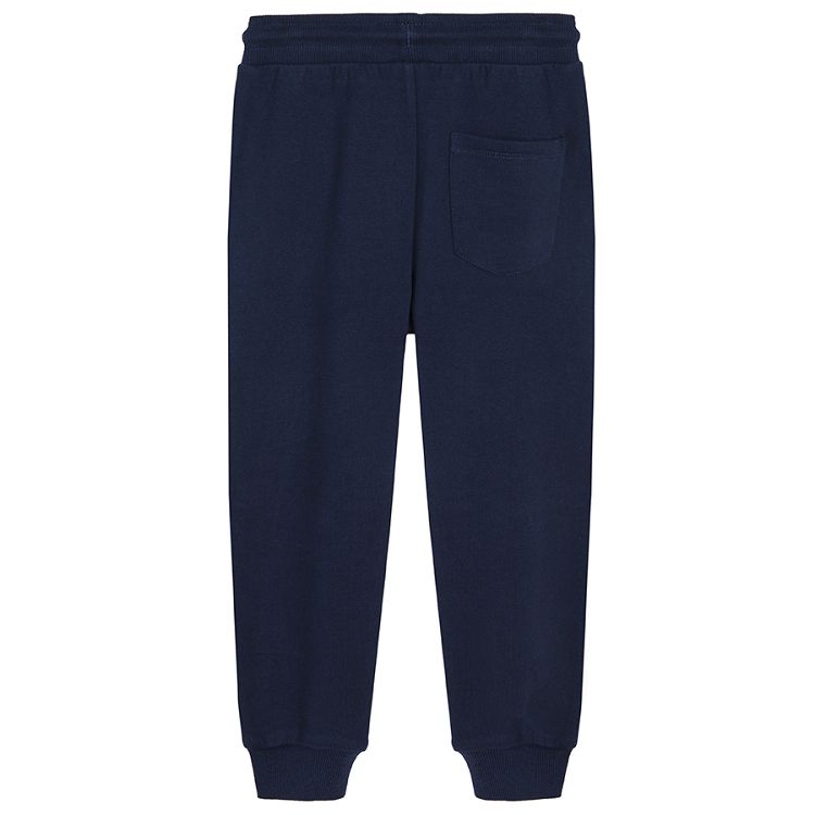 Navy blue jogging pants