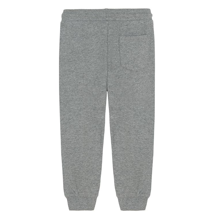 Grey melange jogging pants