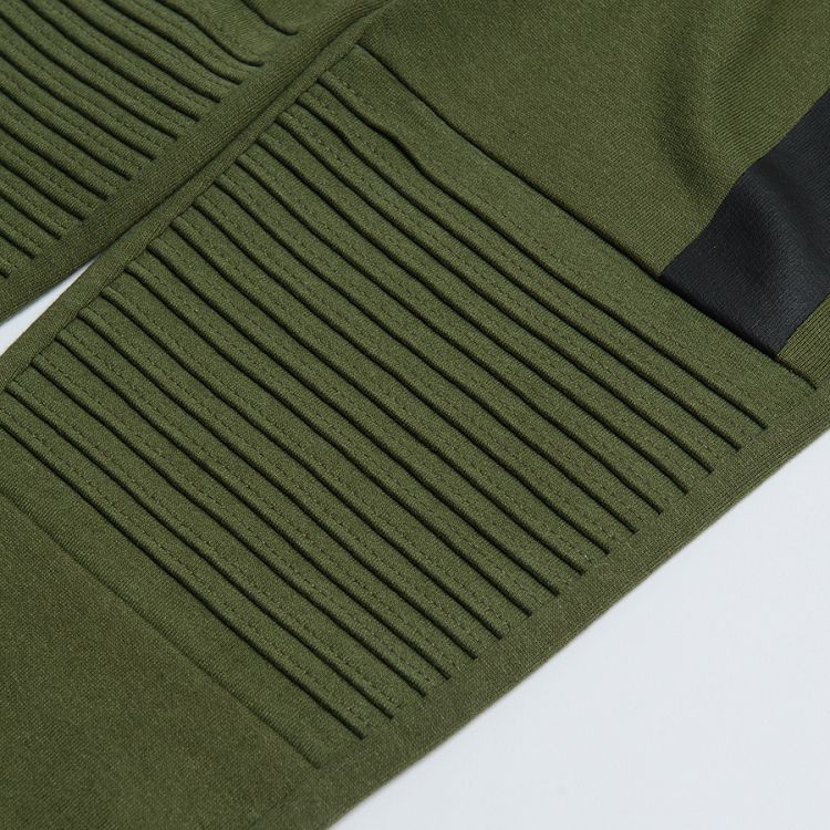 Green jogging pants