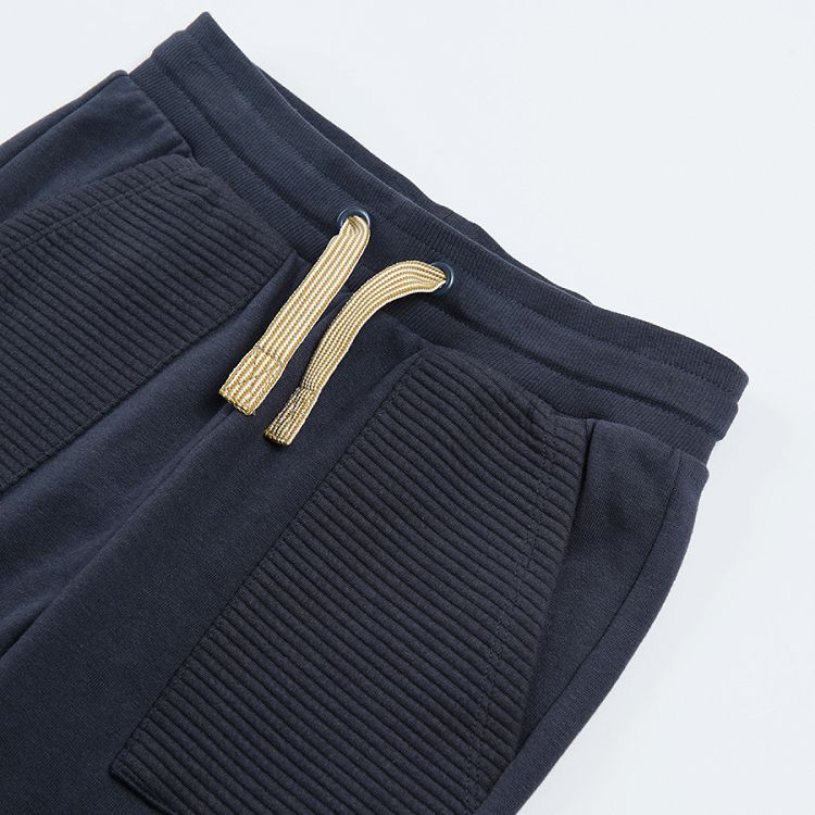 Navy blue jogging pants