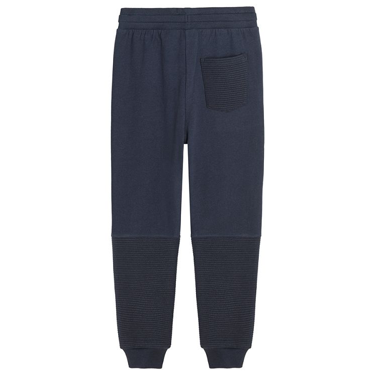 Navy blue jogging pants