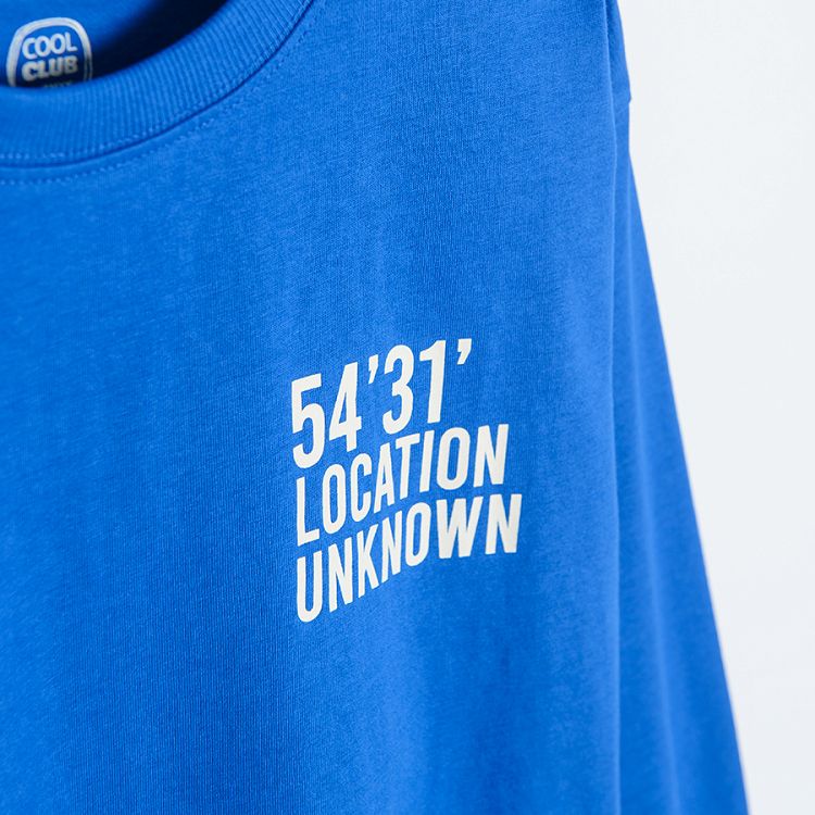 Blue sweatshirt