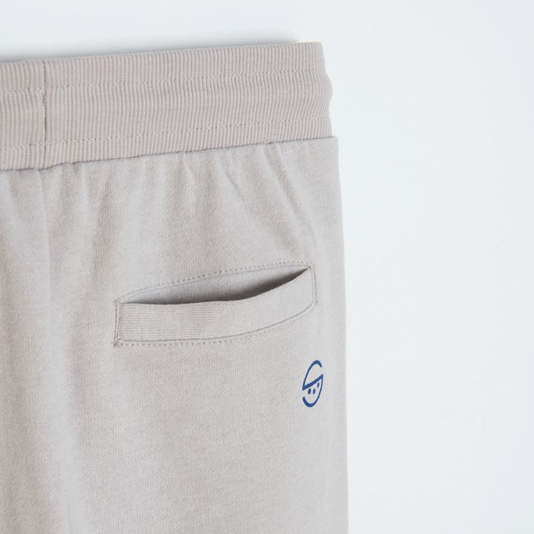 Green and grey jogging pants with adjustable waist- 2 pack