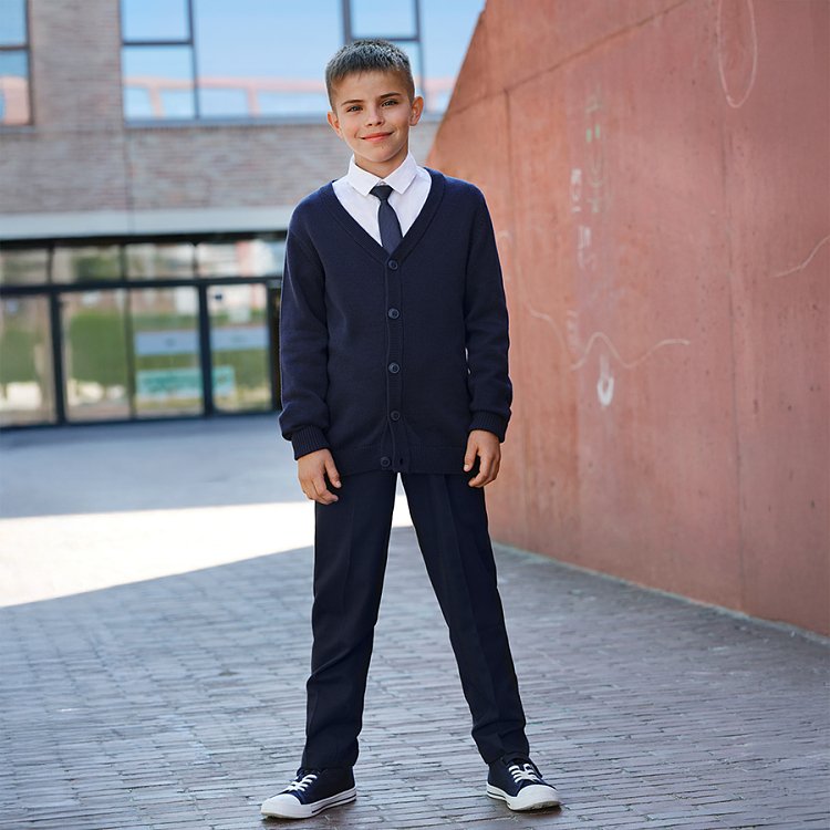 Black suit trousers