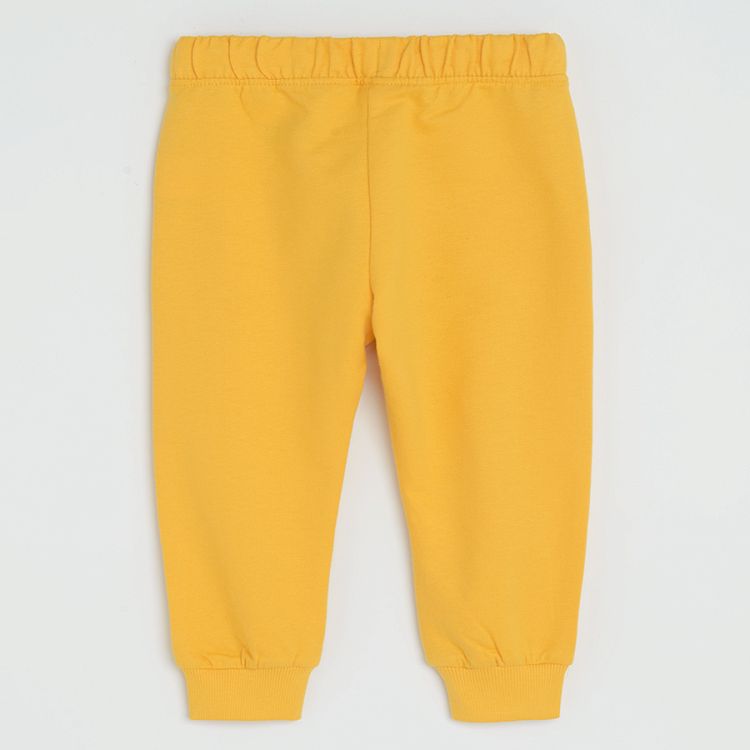 Yellow jogging pants