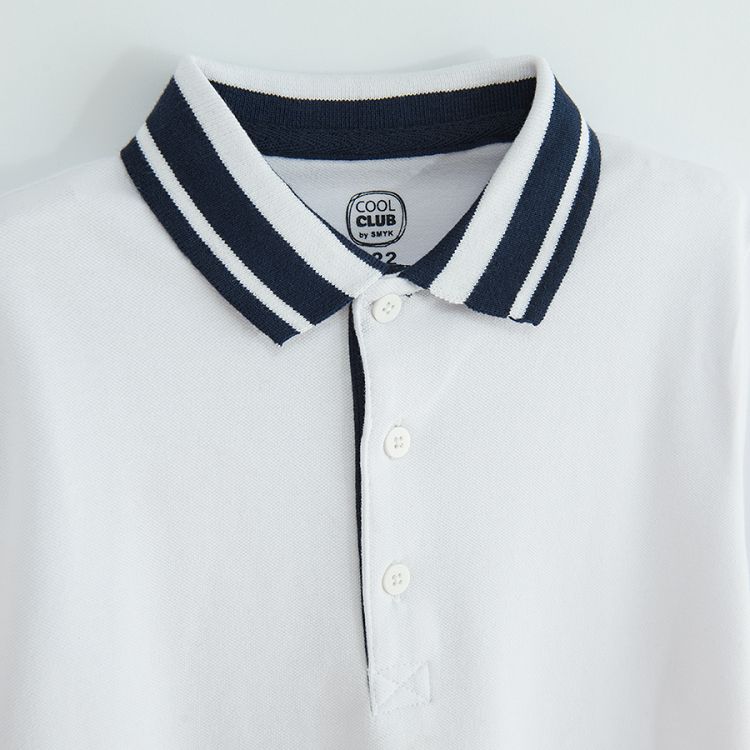 White short sleeve Polo T-shirt