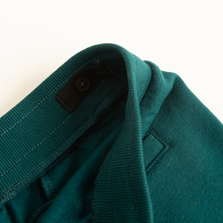 Green jogging pants