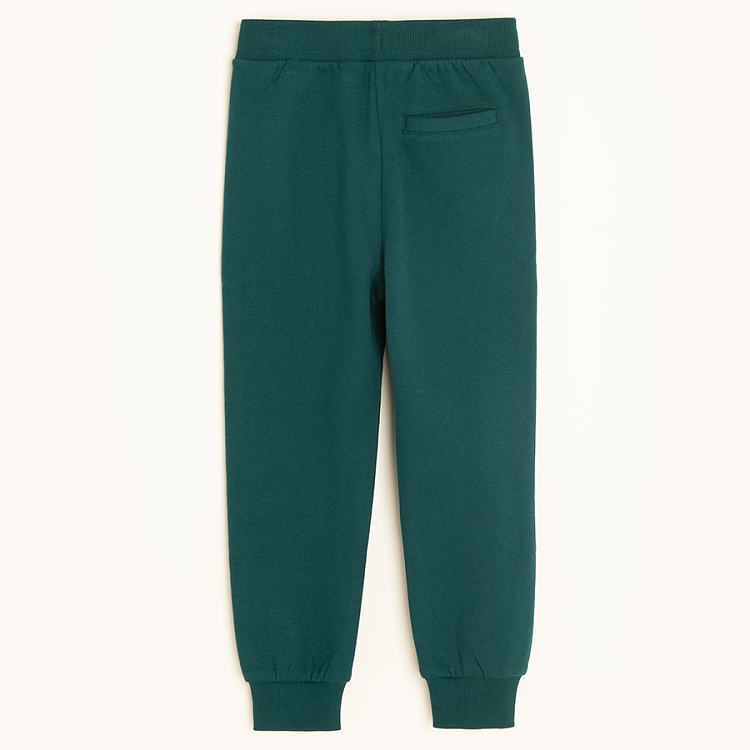 Green jogging pants