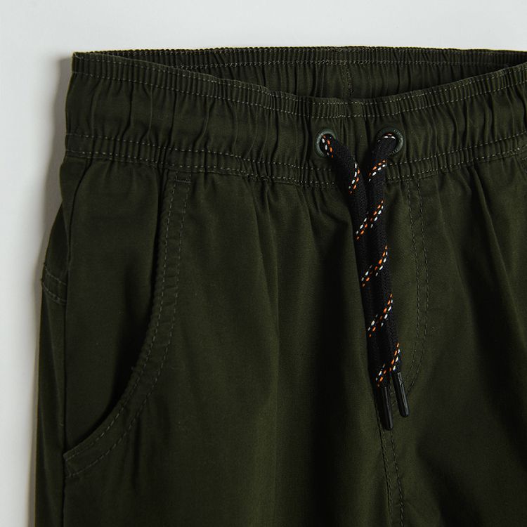 Black cargo trousers